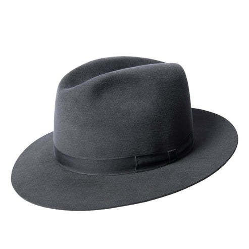 Grey Pioneer Fedora Hat – Bates Hatters of London